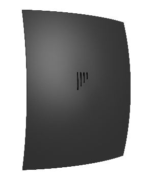 Бытовой вентилятор осевой DiCiTi Breeze 4C Matt black D100