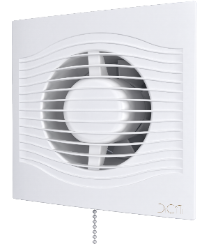 Бытовой вентилятор осевой DiCiTi SLIM 5C-02 D125 Шнурок