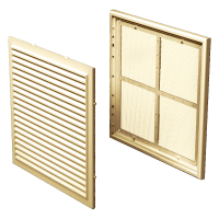 Решетка пластиковая VENTS МВ 250 с бежевый
